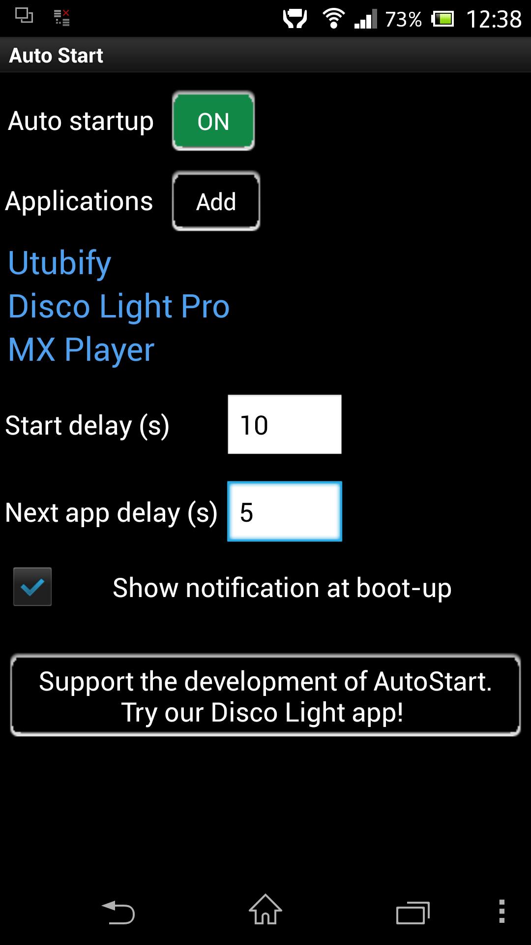 AutoStart - No root