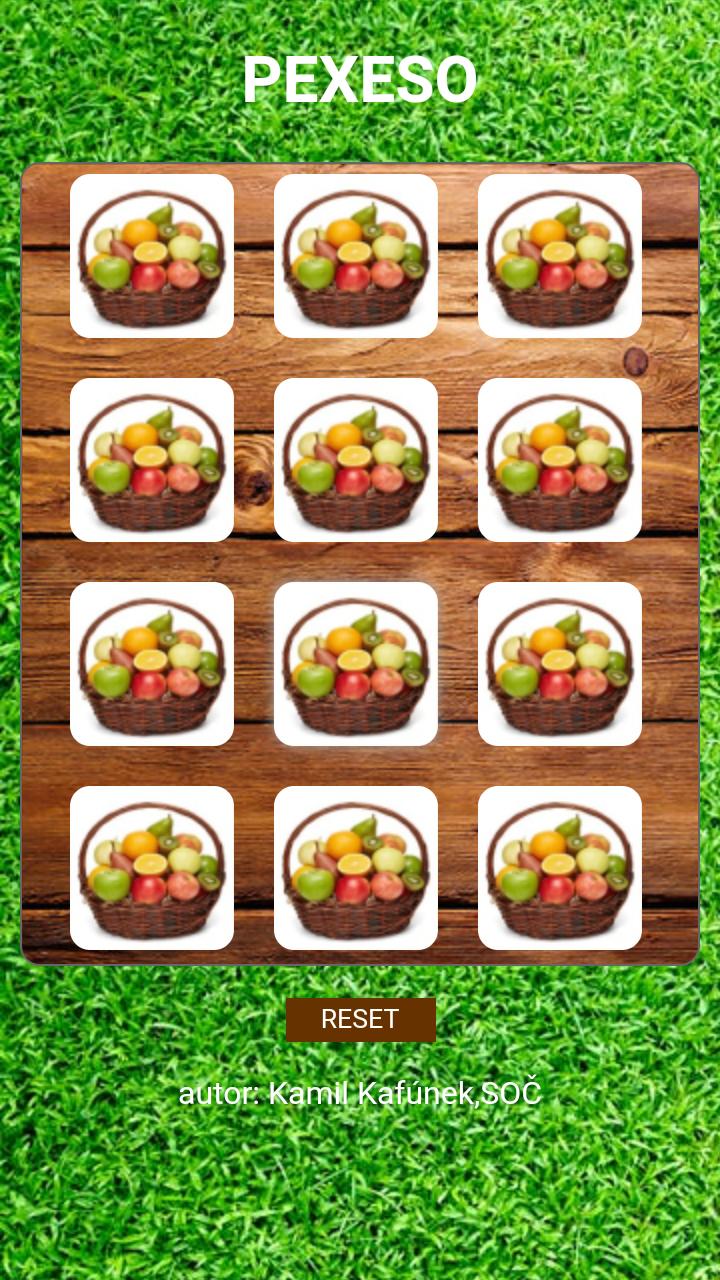 Pexeso Memory Game