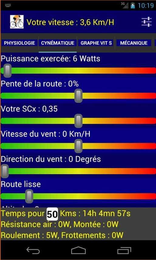 Cyclist Calculator
