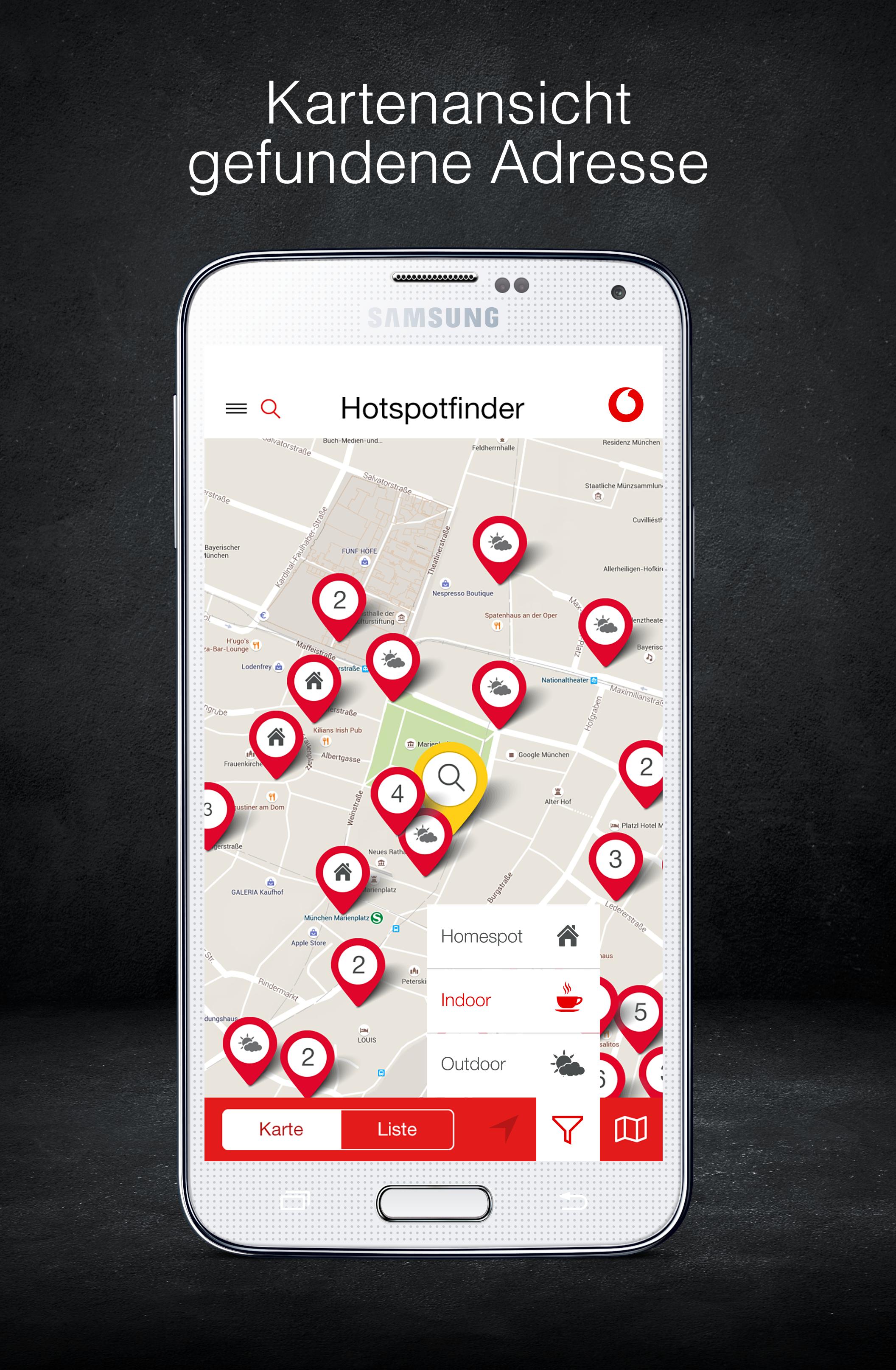 Vodafone Hotspotfinder