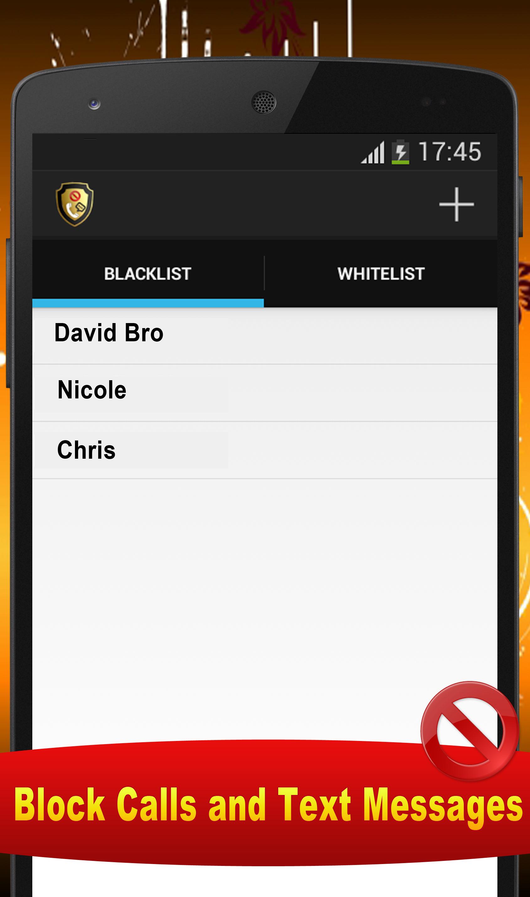 Block Calls and Texts Messages