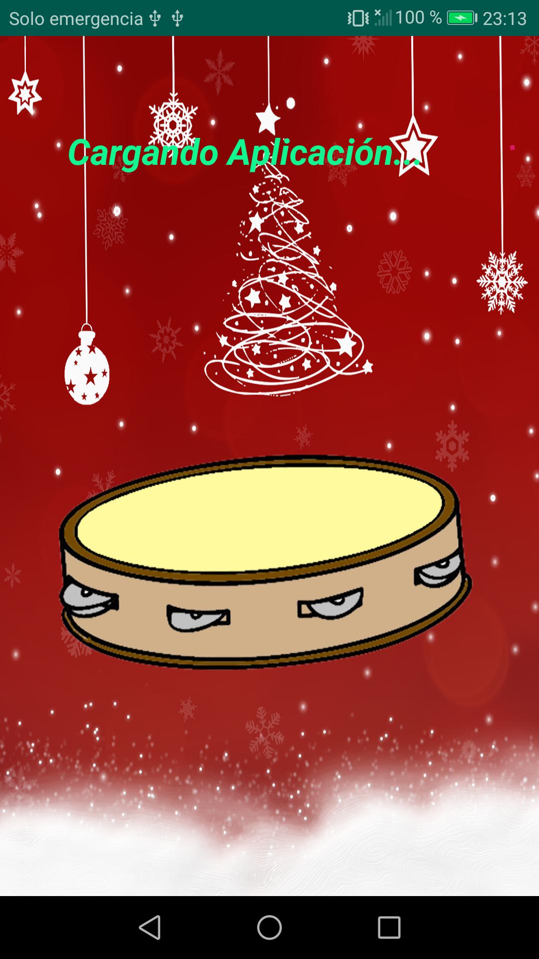 Christmas Tambourine