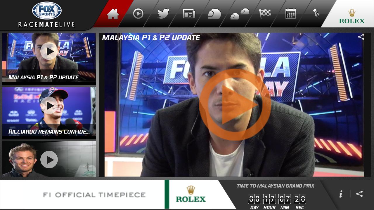 Fox Sports Racematelive