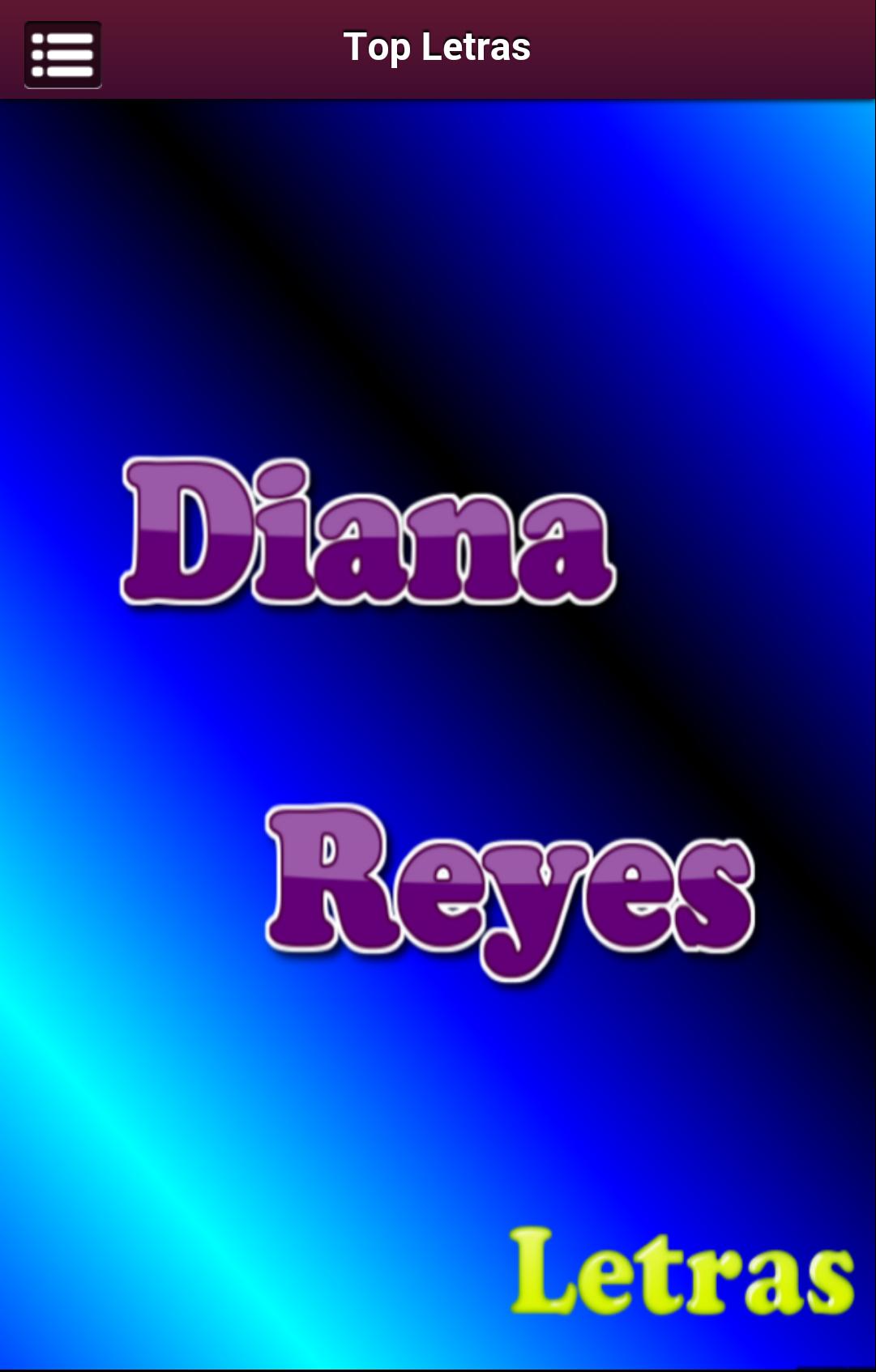 Letras Diana Reyes