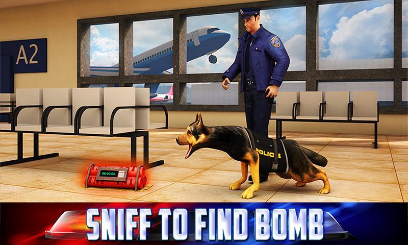 Airport Police Dog Duty Sim