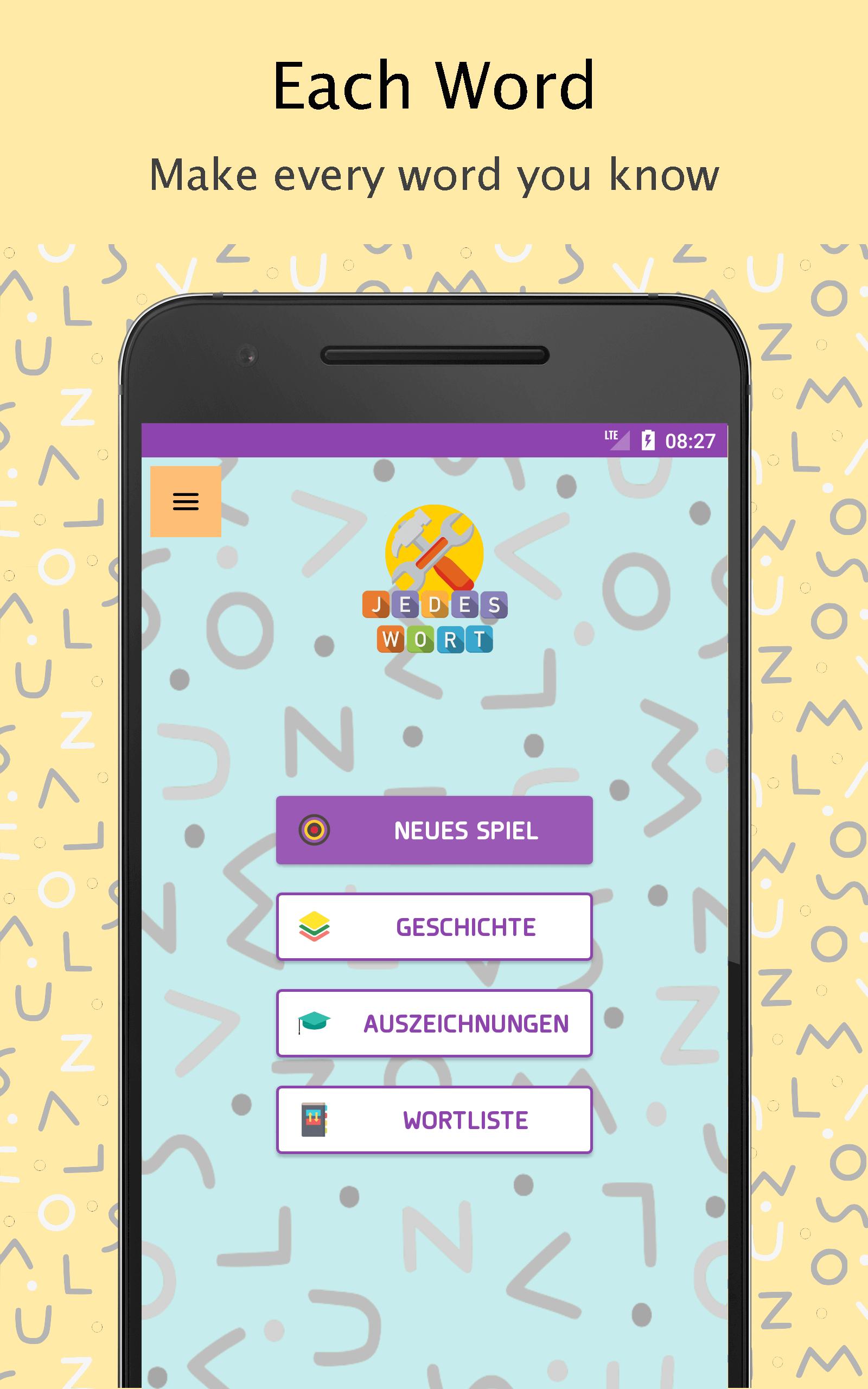 Each Word - German (Jedes Wort)